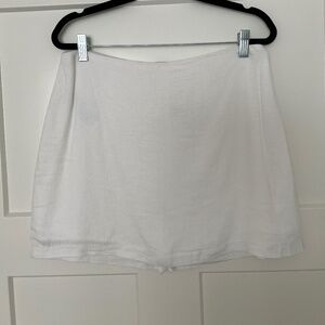 Abercrombie White Linen Skort - Size Medium - NWT